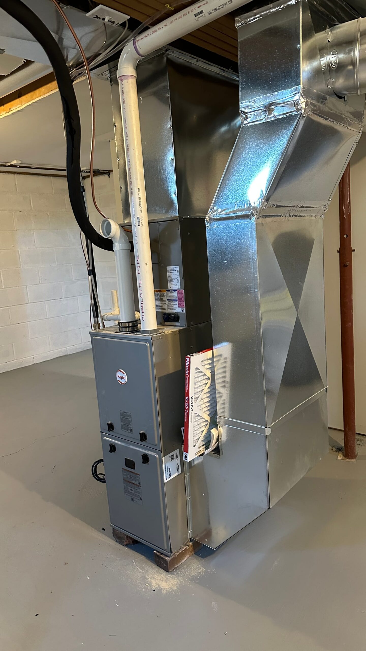 Furnace and duct system installed by Rays Clearflow Furnace and duct system installed by Rays Clearflow